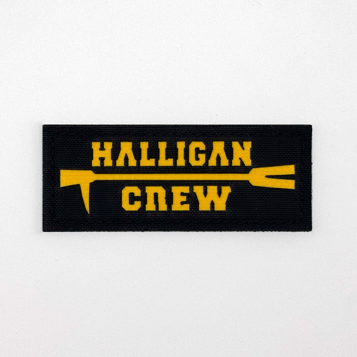 Halligan Crew Lasercut Patch Schwarz