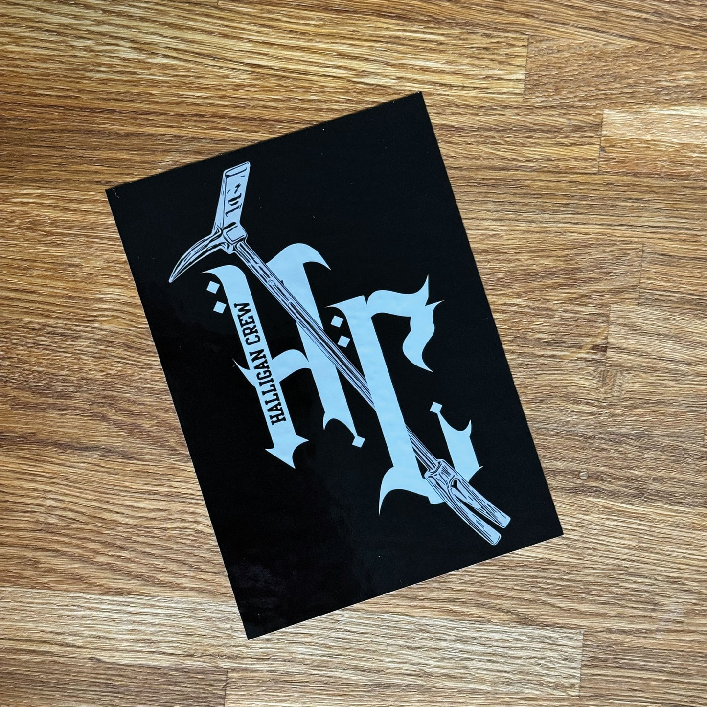 Halligan Crew HC Black Sticker