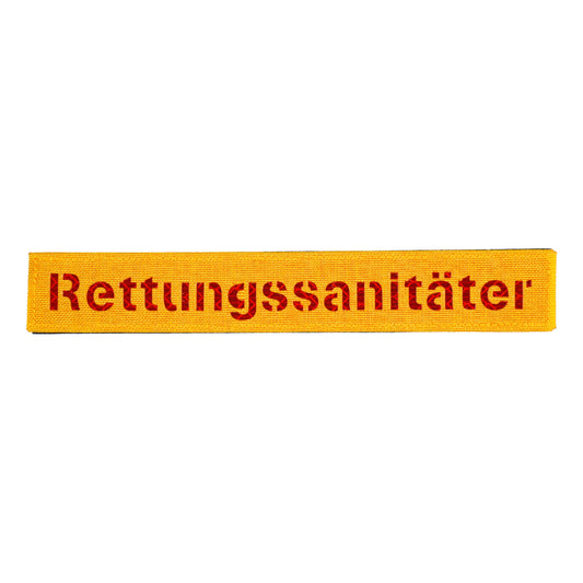 Rettungssanitäter Lasercut Patch