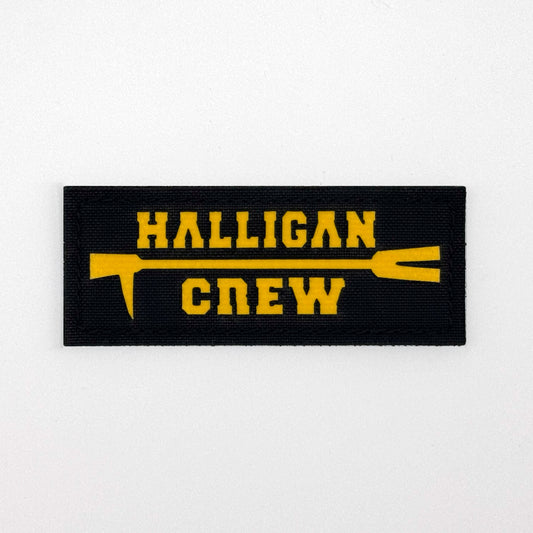 Halligan Crew Lasercut Patch Schwarz