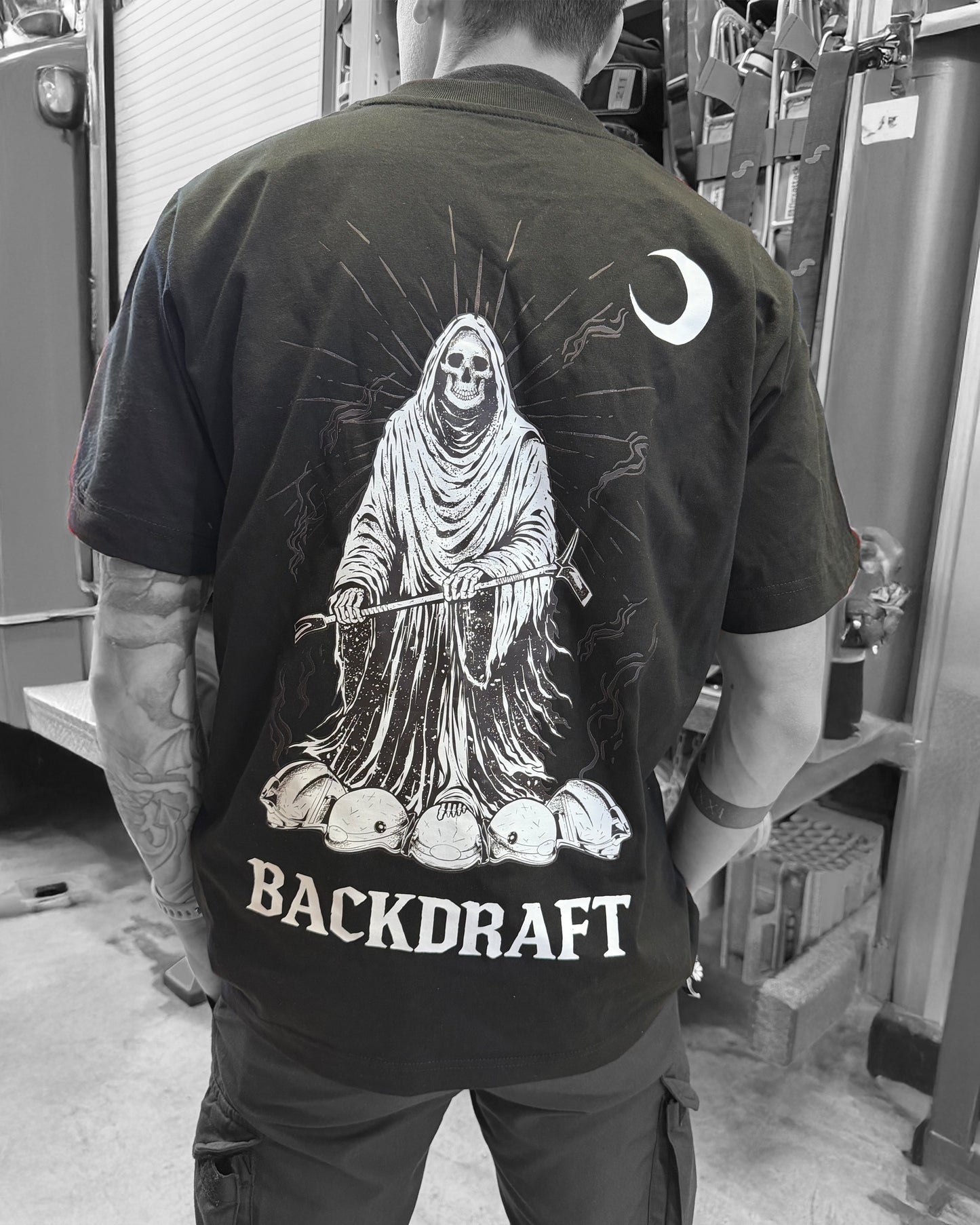 Halligan Crew Backdraft T-Shirt (ACHTUNG: Oversize)