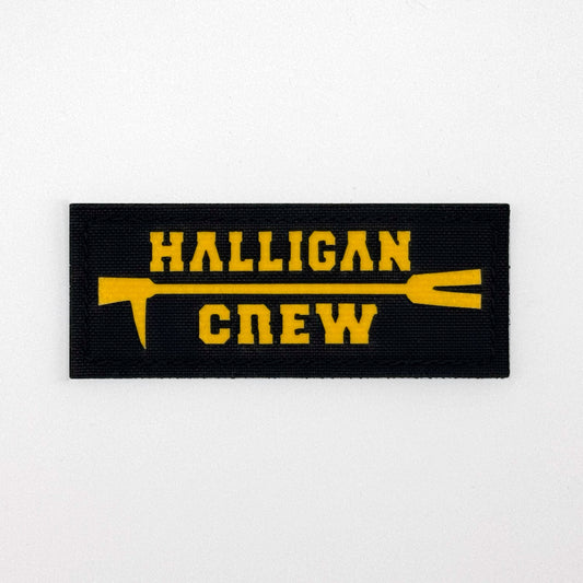 🎁 Halligan Crew Lasercut Patch Schwarz (100% off)