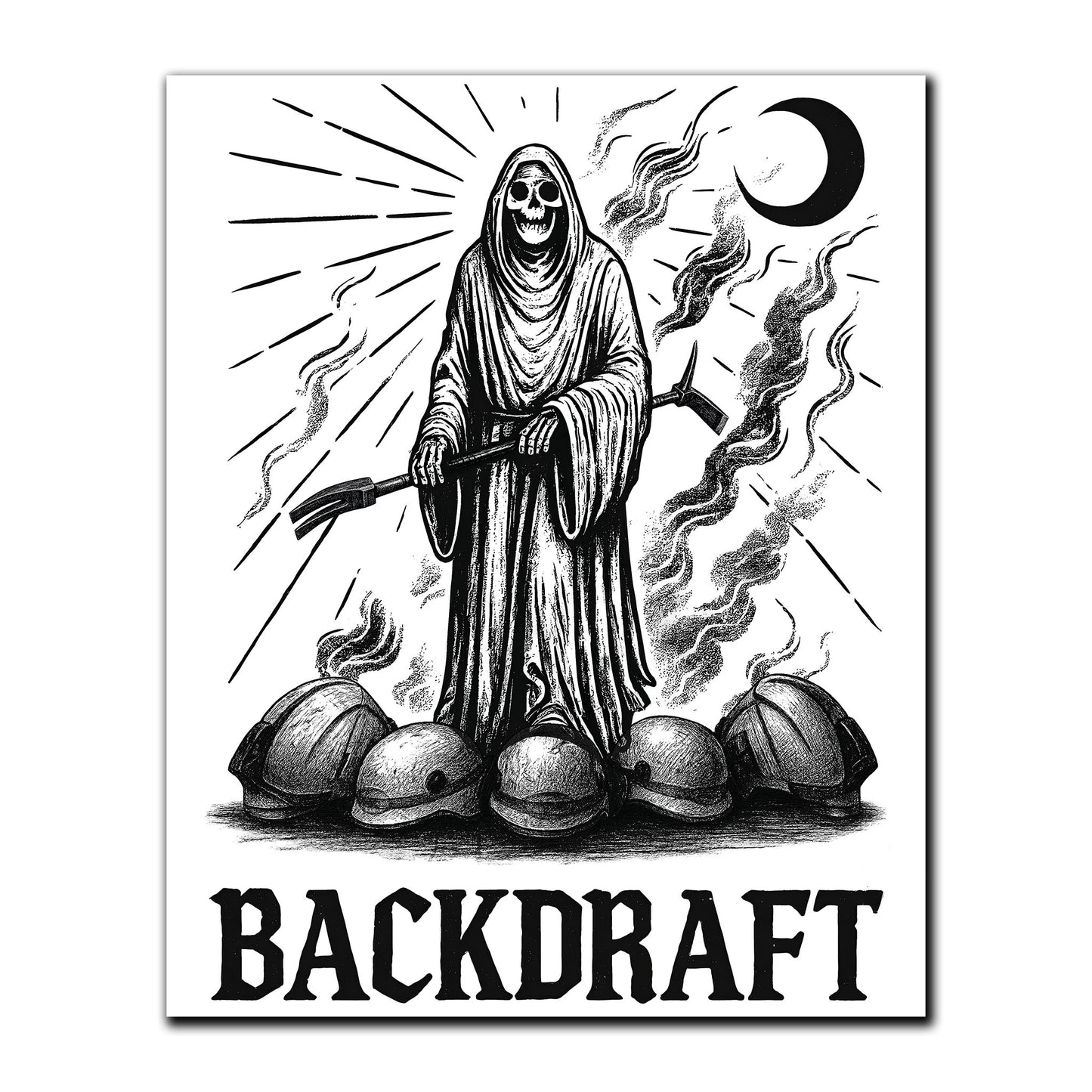 Halligan Crew Sticker BACKDRAFT