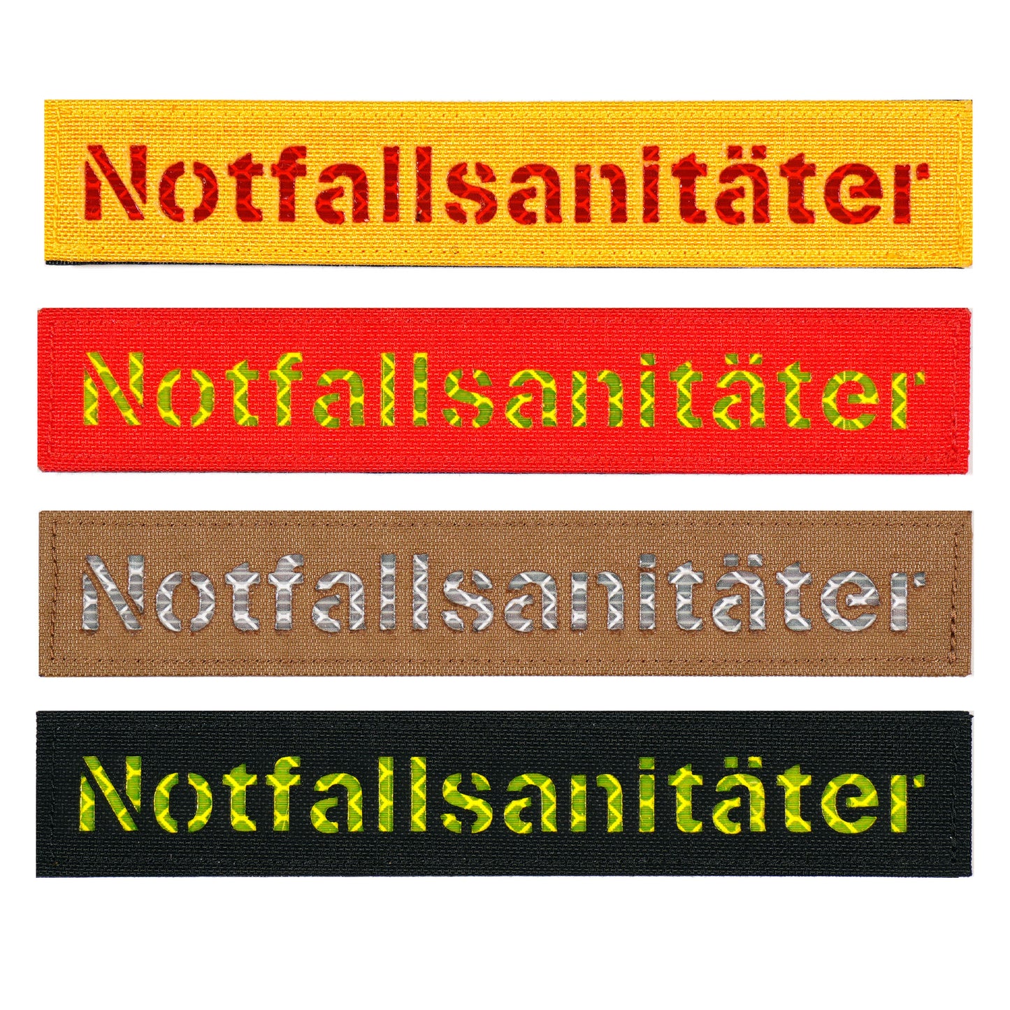 Notfallsanitäter Lasercut Patch