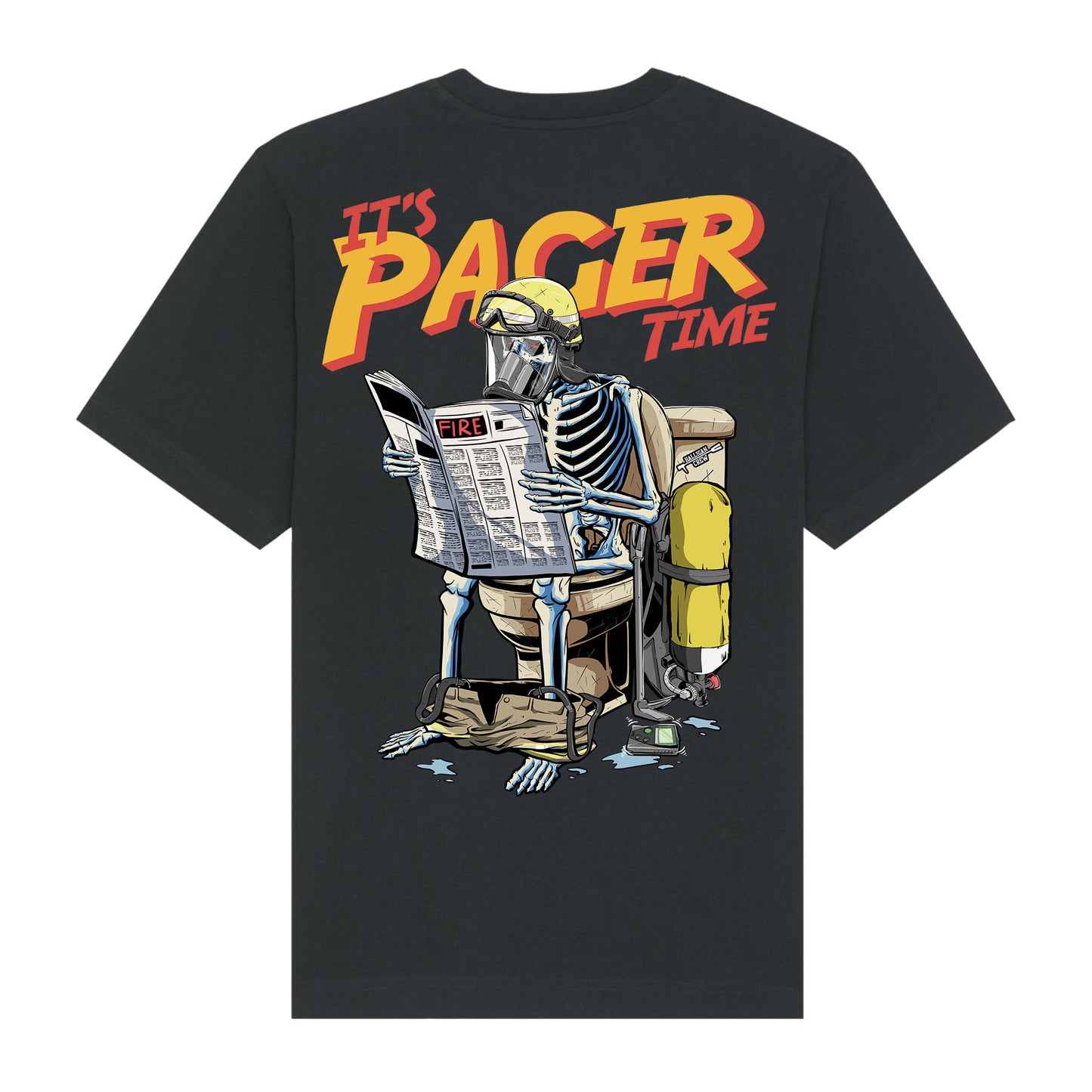 Halligan Crew Pager Time T-Shirt (ACHTUNG: Oversize)