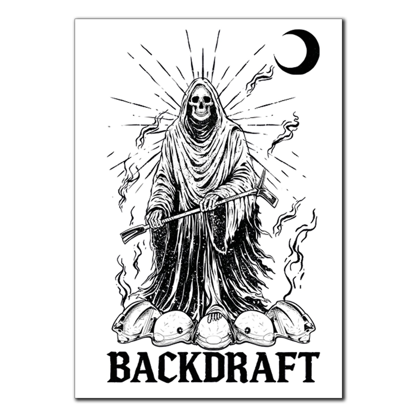 Halligan Crew Sticker BACKDRAFT