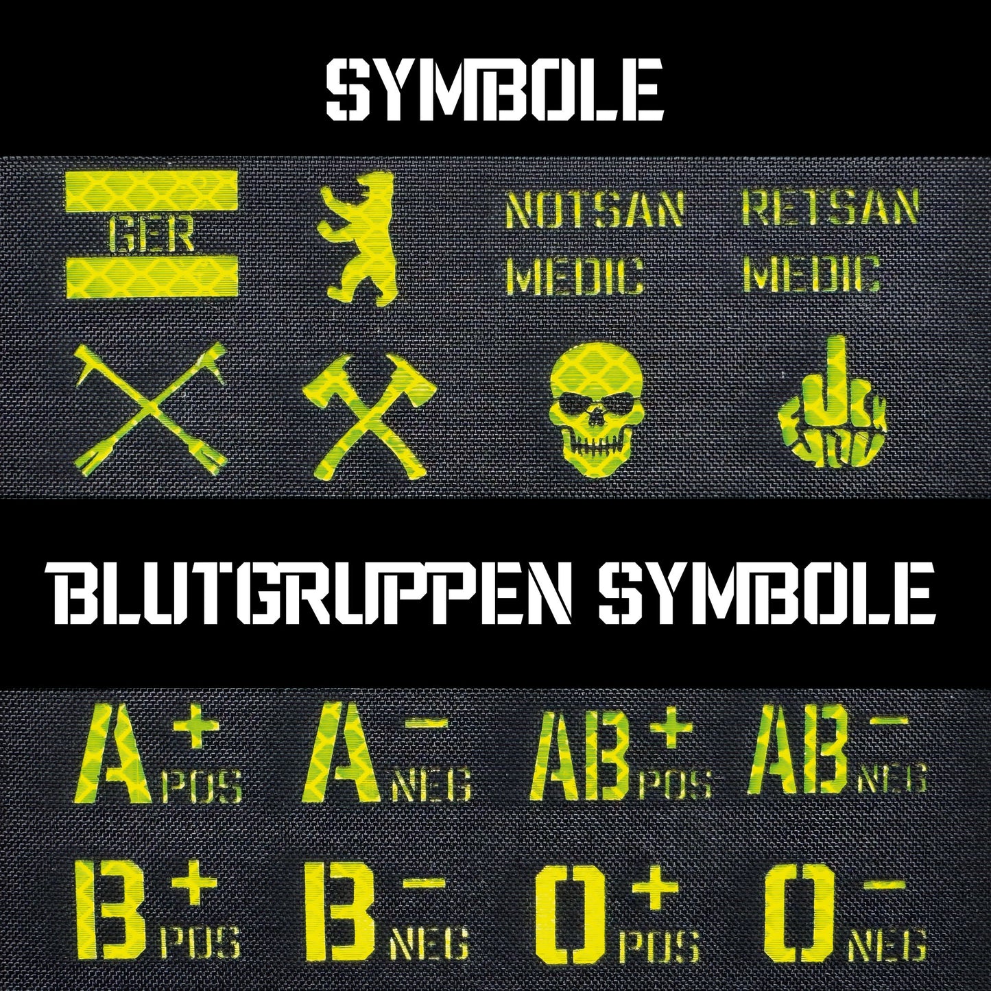 CallSign (Rufzeichen) Patch – personalisierbar