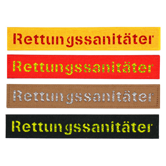 Rettungssanitäter Lasercut Patch